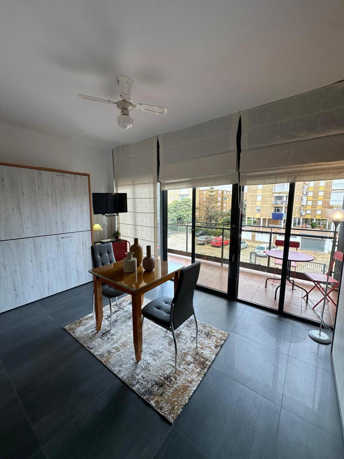 Estudio Con Piscina Y Garaje A 100 Mtr De La Playa Isla Cristina Dış mekan fotoğraf