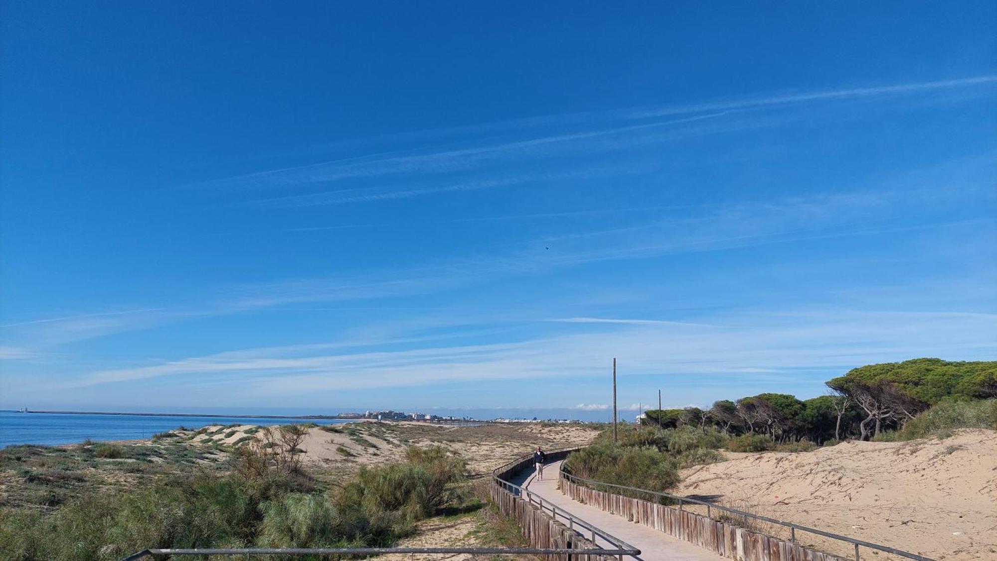 Estudio Con Piscina Y Garaje A 100 Mtr De La Playa Isla Cristina Dış mekan fotoğraf