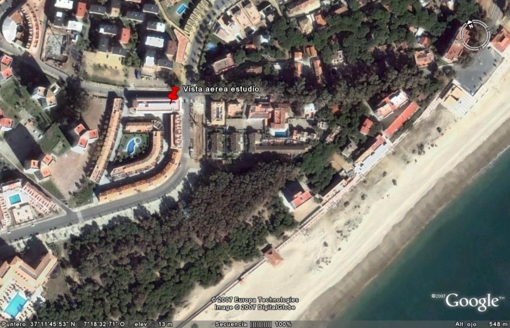 Estudio Con Piscina Y Garaje A 100 Mtr De La Playa Isla Cristina Dış mekan fotoğraf